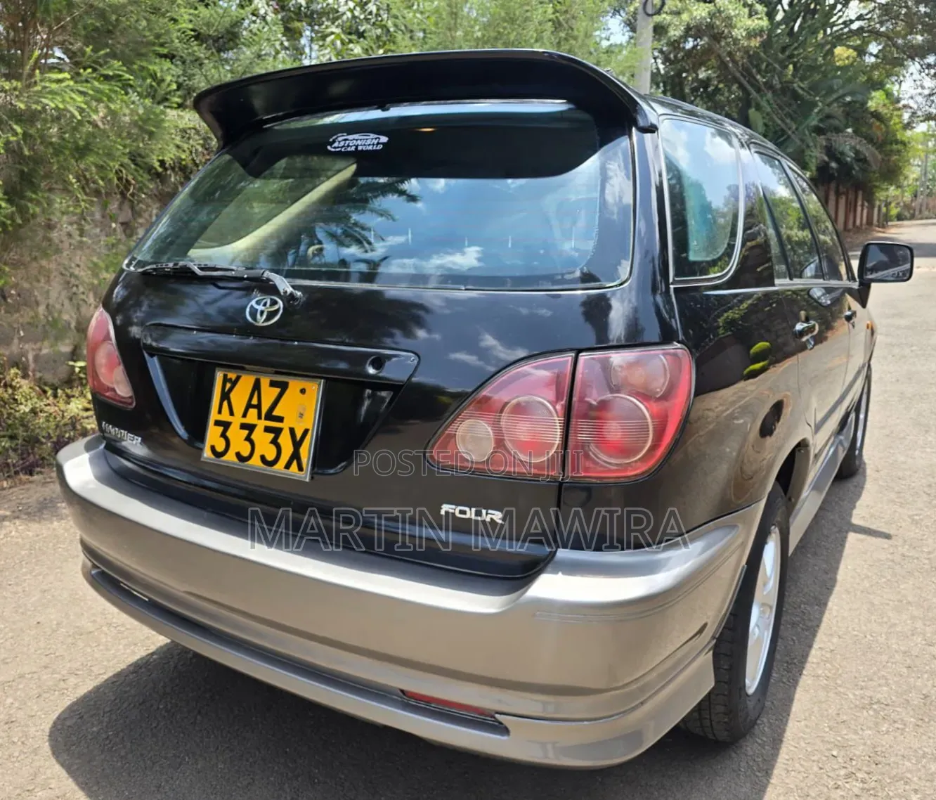 Toyota Harrier 2002 Black