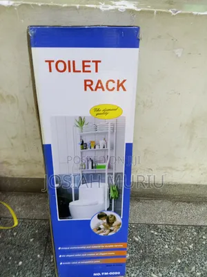 3-Tier Toilet Rack Organizer – Stylish Bathroom Storage