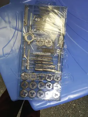 40PCS Metal Threading Tool Set – Taps & Dies