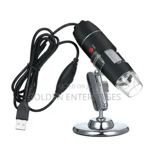 Digital Microscope Camera With 8 LED Lights and Calibration Scale