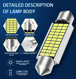 Dome 3014 LED Car Interior Reading Lamps