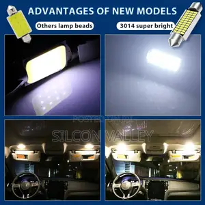 Dome 3014 LED Car Interior Reading Lamps