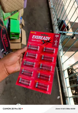 10pairs AAA Eveready Super Heavy Duty Carbon Zinc Batteries