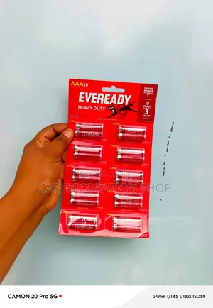 10pairs AAA Eveready Super Heavy Duty Carbon Zinc Batteries