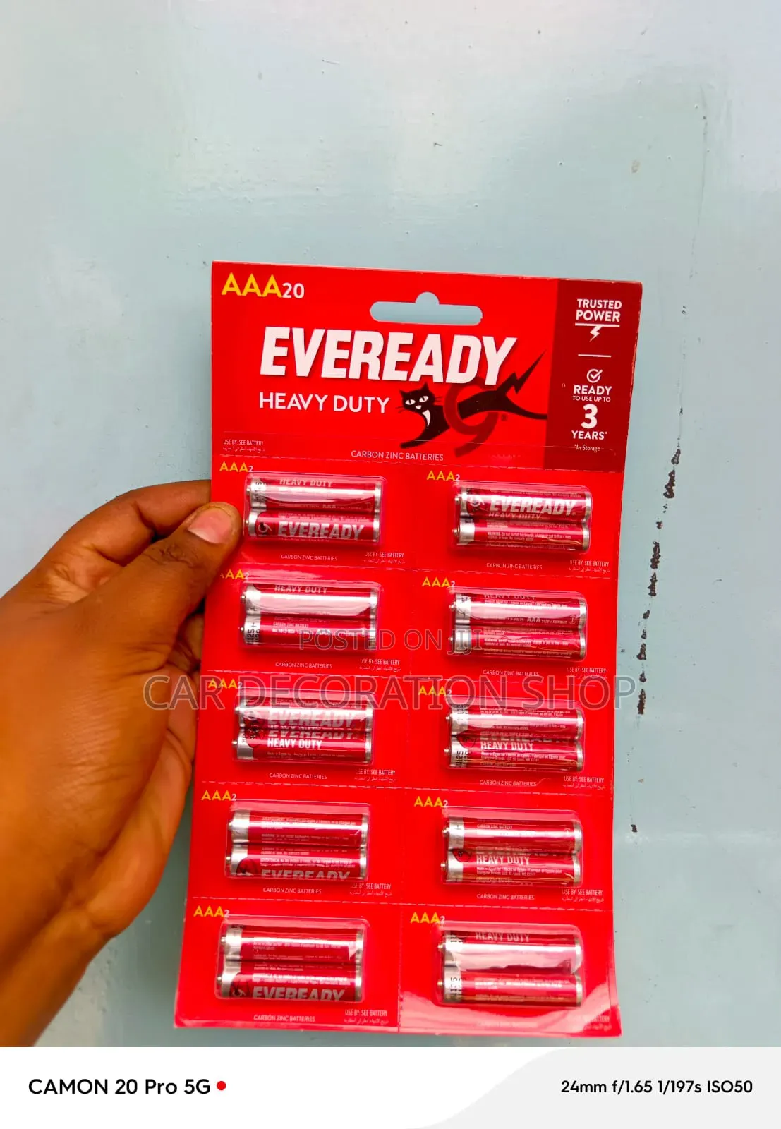 AAA Eveready Batteries 1.5v Non Rechargeable Batteries