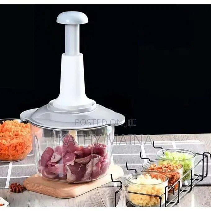 Manual Hand Push Vegetable Chopper