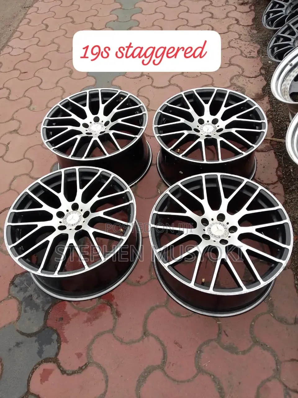 Mercedez Benz  C200,e250, E350, W202, W203, 19inch Staggered Rims