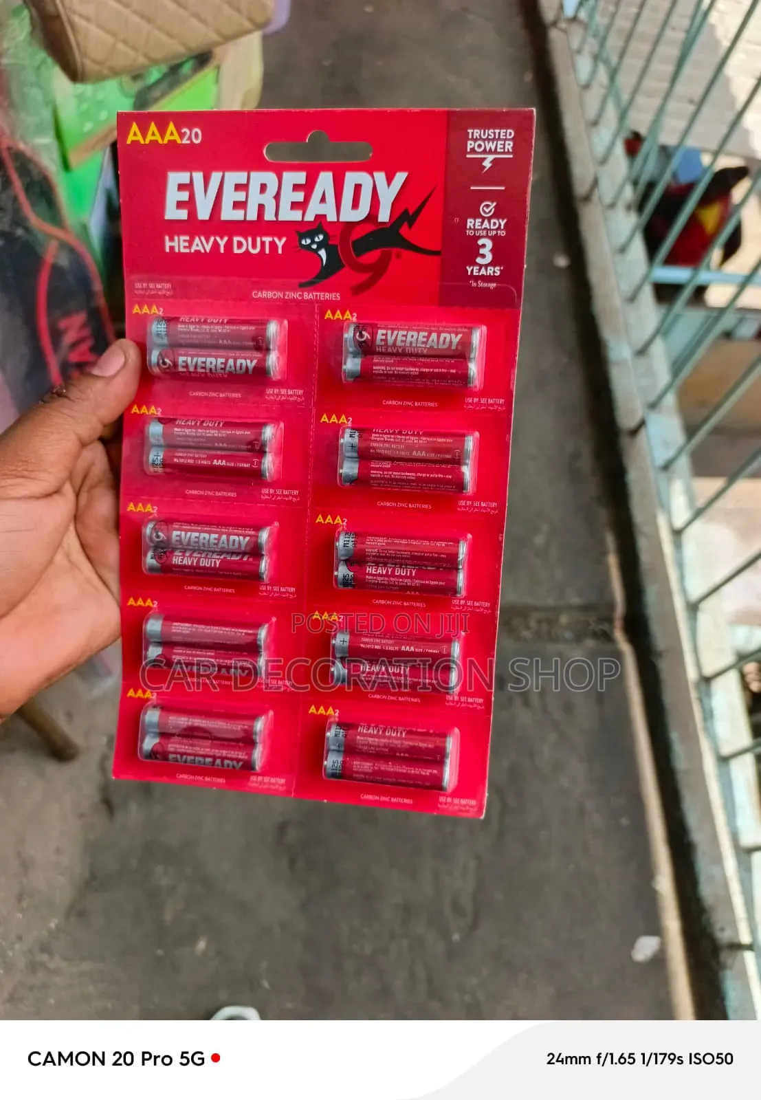 10pairs AAA Eveready Batteries for Low-Medium Drain Household Devices