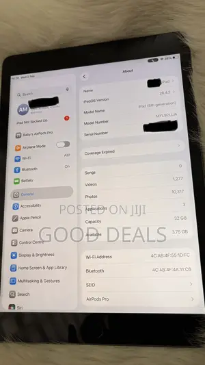 Apple iPad 10.2 (2020) Wi-Fi 32 GB Gray