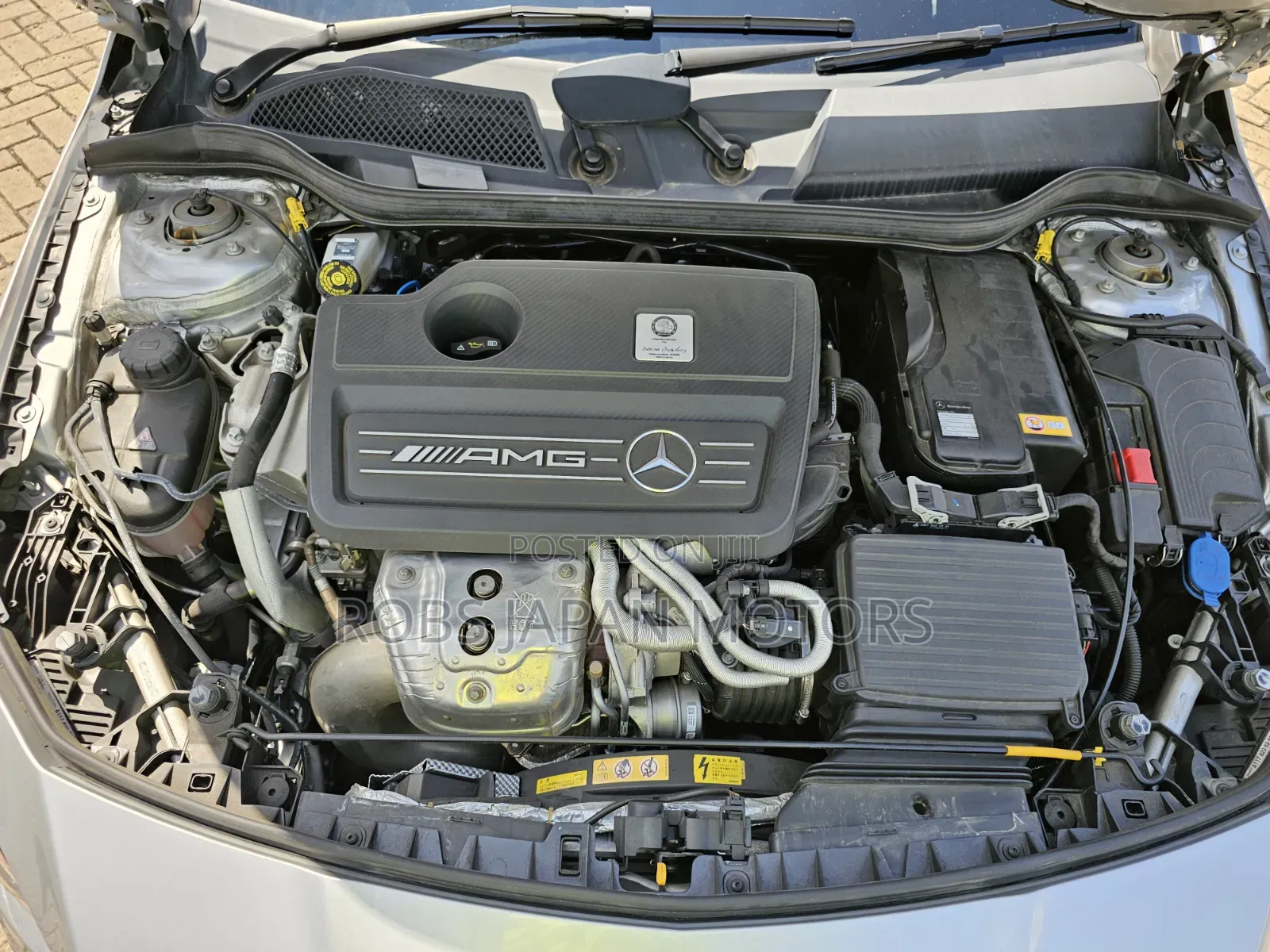 Mercedes-Benz CLA-Class AMG CLA 45 4MATIC Sedan 2018 Silver