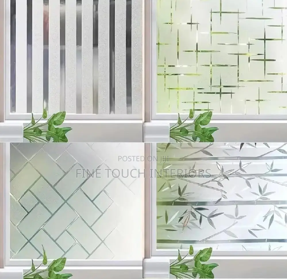 Modern Window Frosting Film – Enhance Privacy & Glass Appearance