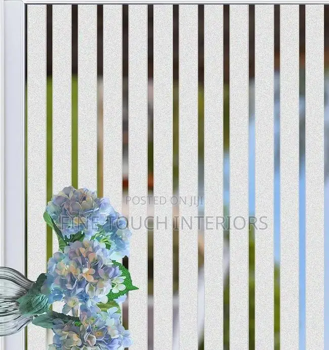 Frosted Window Privacy Sticker – Decorative Film for Home & Office
