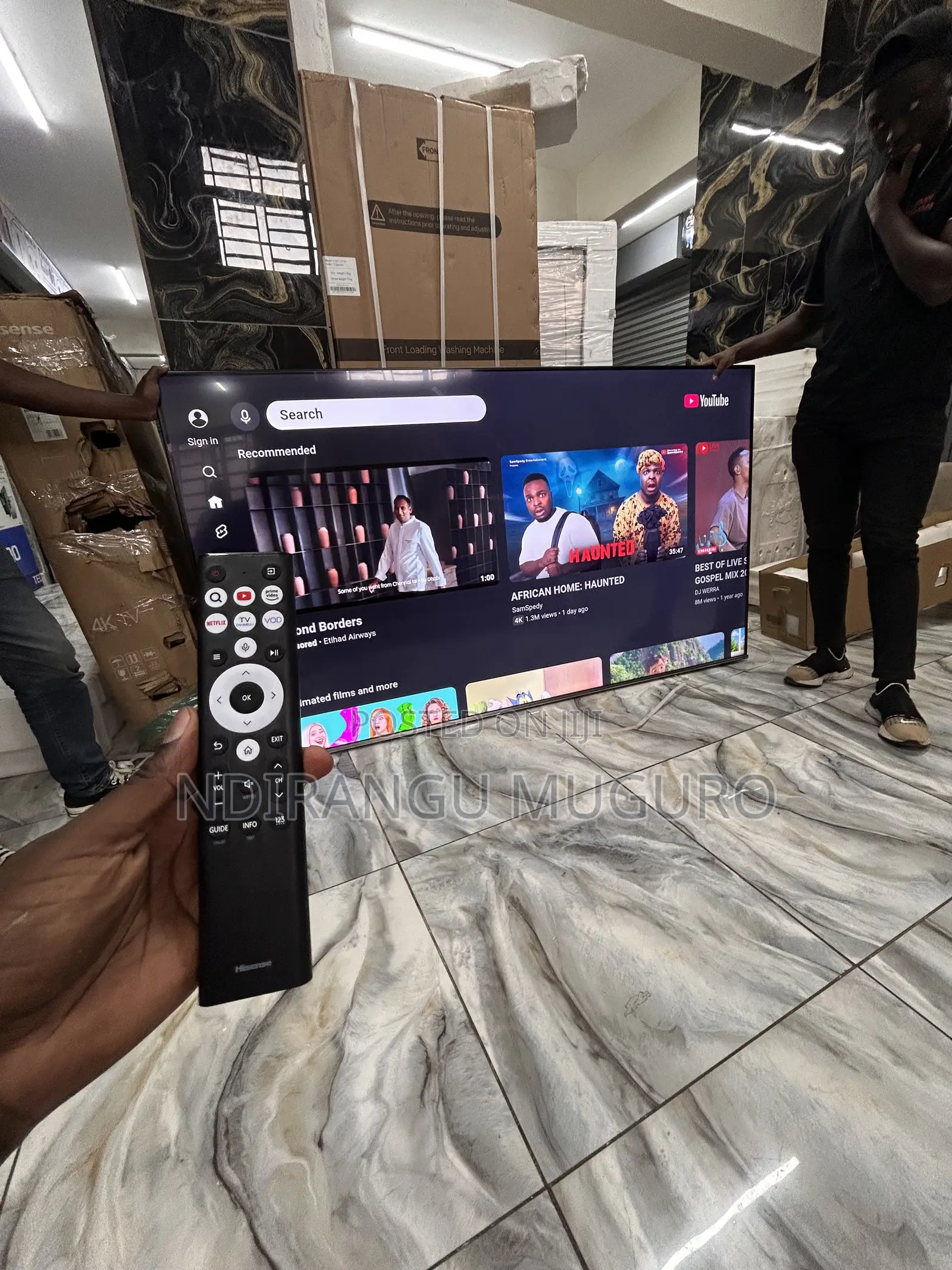 85inch Hisense 4k Uhd Smart Frameless TV