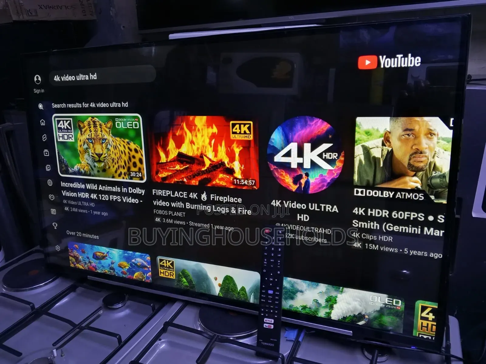Tornado 43" Smart TV,Used Slightly