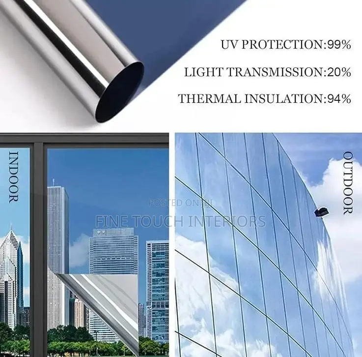 Reflective Glass Film | Heat & Privacy Control