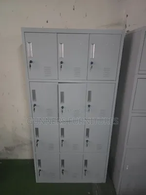 Modern 12 Lockers Steel Filing Cabinet