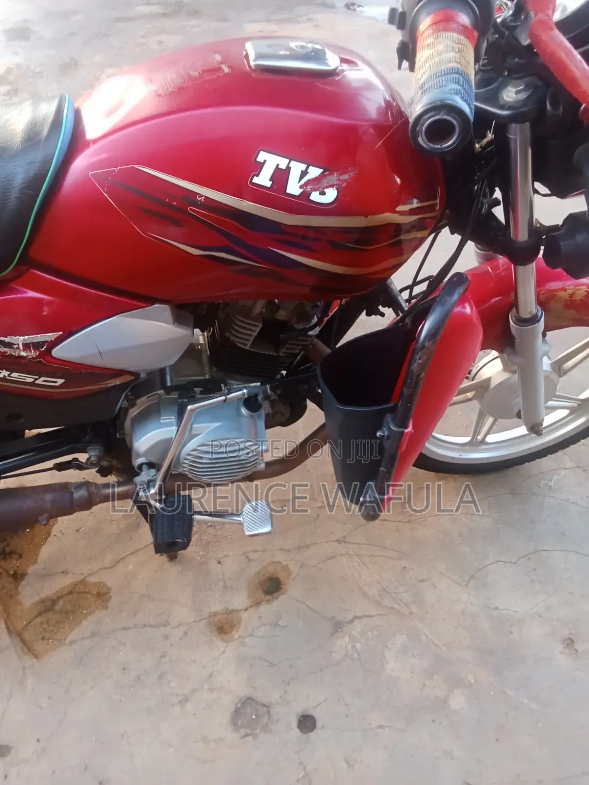 TVS HLX Plus ES 2021 Red