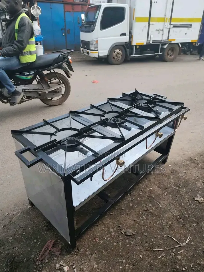 Classic Jiko, 3-Burners Gas Cooker
