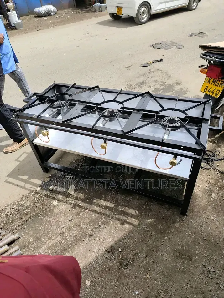 Commercial Stove for Hotels, 3 Burners