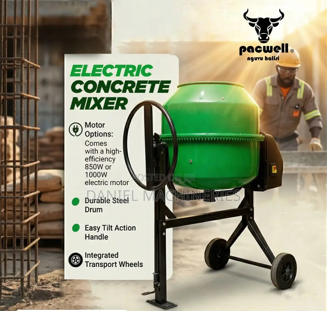 Pacwell Electric Concrete Mixer