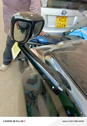 Prado 150 Bonnet Mirror Mount Directly Into Front Fender Panel