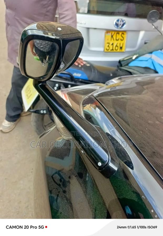 Prado 150 Bonnet Mirror Mount Directly Into Front Fender Panel