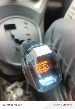 Toyota Branded Led Crystal Gear Shift Knob Screw Type