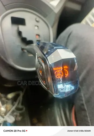 Touch Activated Gear Shift  Knob With Illuminating Toyota Logo