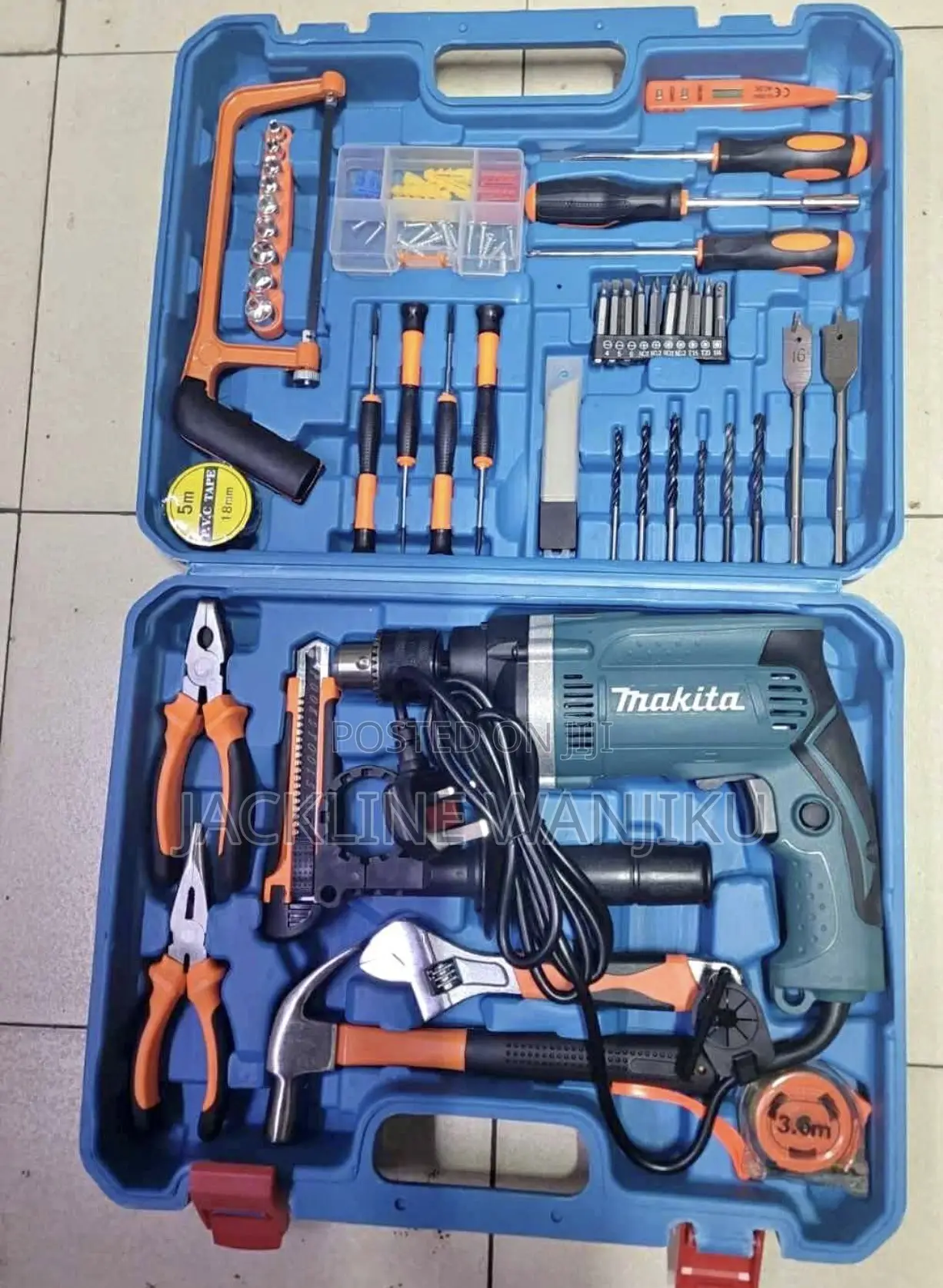 Electric Makita Drill Set Machine/ Corded Makita Tool Set Machine