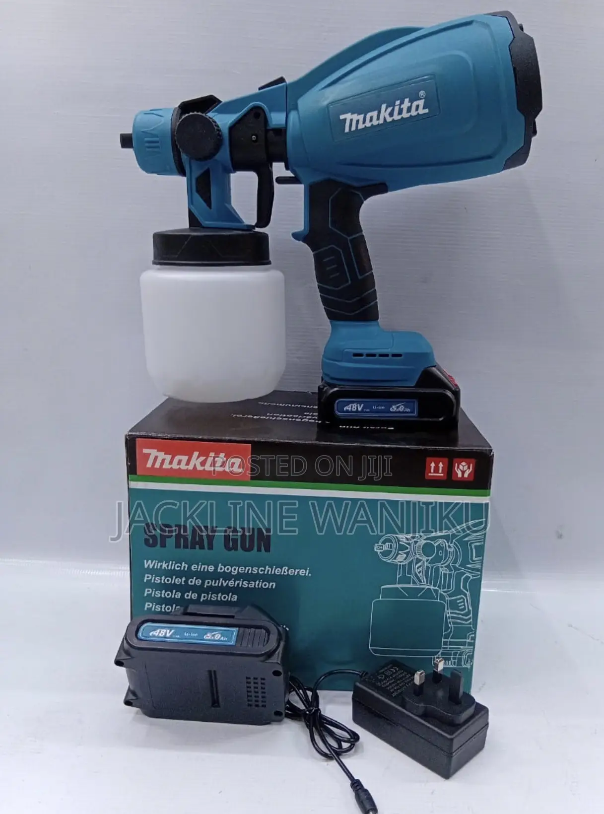 Cordless Spray Gun Machine/ Rechargeable Spray Paint Gun Makita