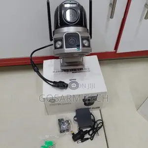 V380 AC Powered Dual Lens PTZ WiFi Camera With Remote Monitoring