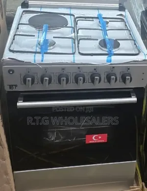 TBP Made in Turkey 60×60 Cm 
 3 Gas + 1 Electric  Turbo Fan and Silver