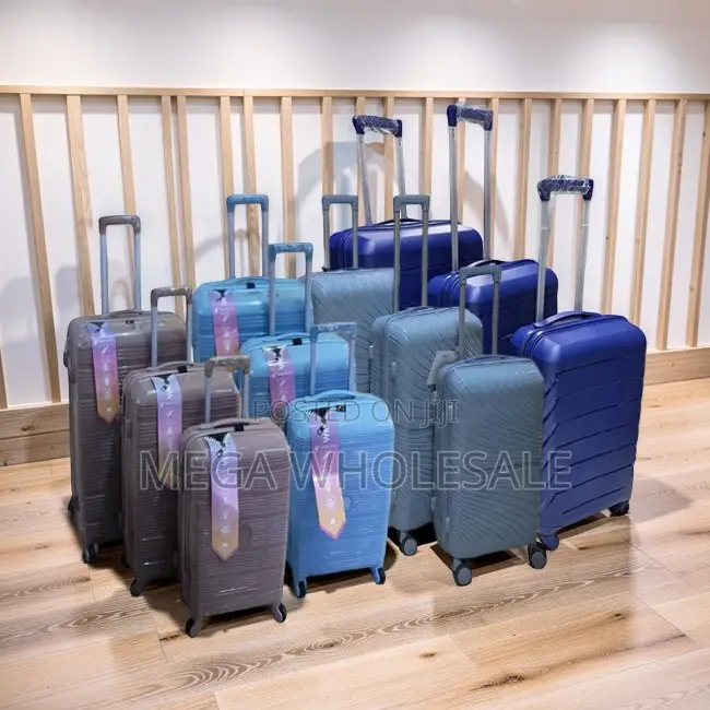 Sell-Off 3PC 3 in 1 Unbreakable Rubber Suitcase Briefcase Travel Bags