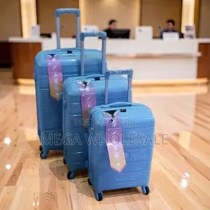 Hot Sale 3PC 3 in 1 Unbreakable Rubber Suitcase Briefcase Travel Bags