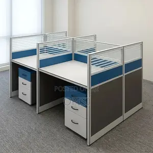 Office Workstation; Four-Person Workstation
