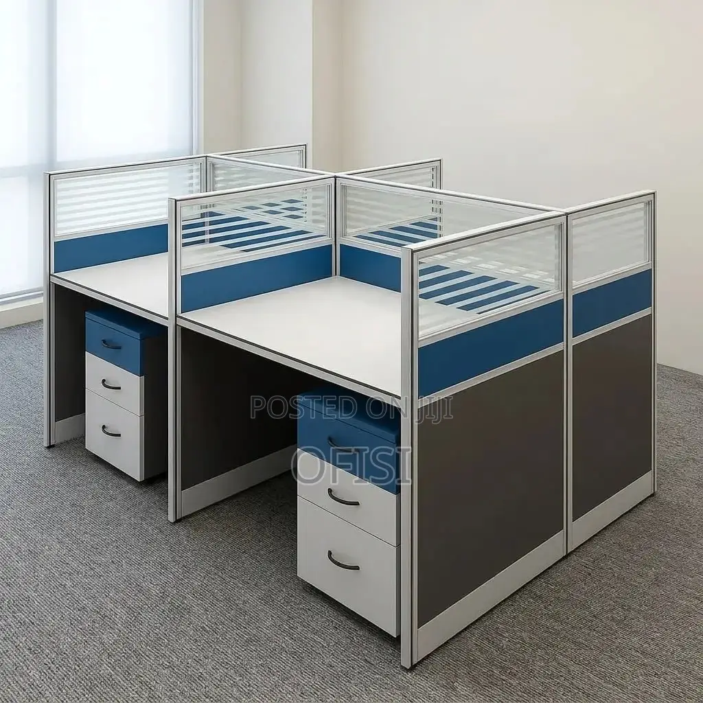 Office Workstation; Four-Person Workstation