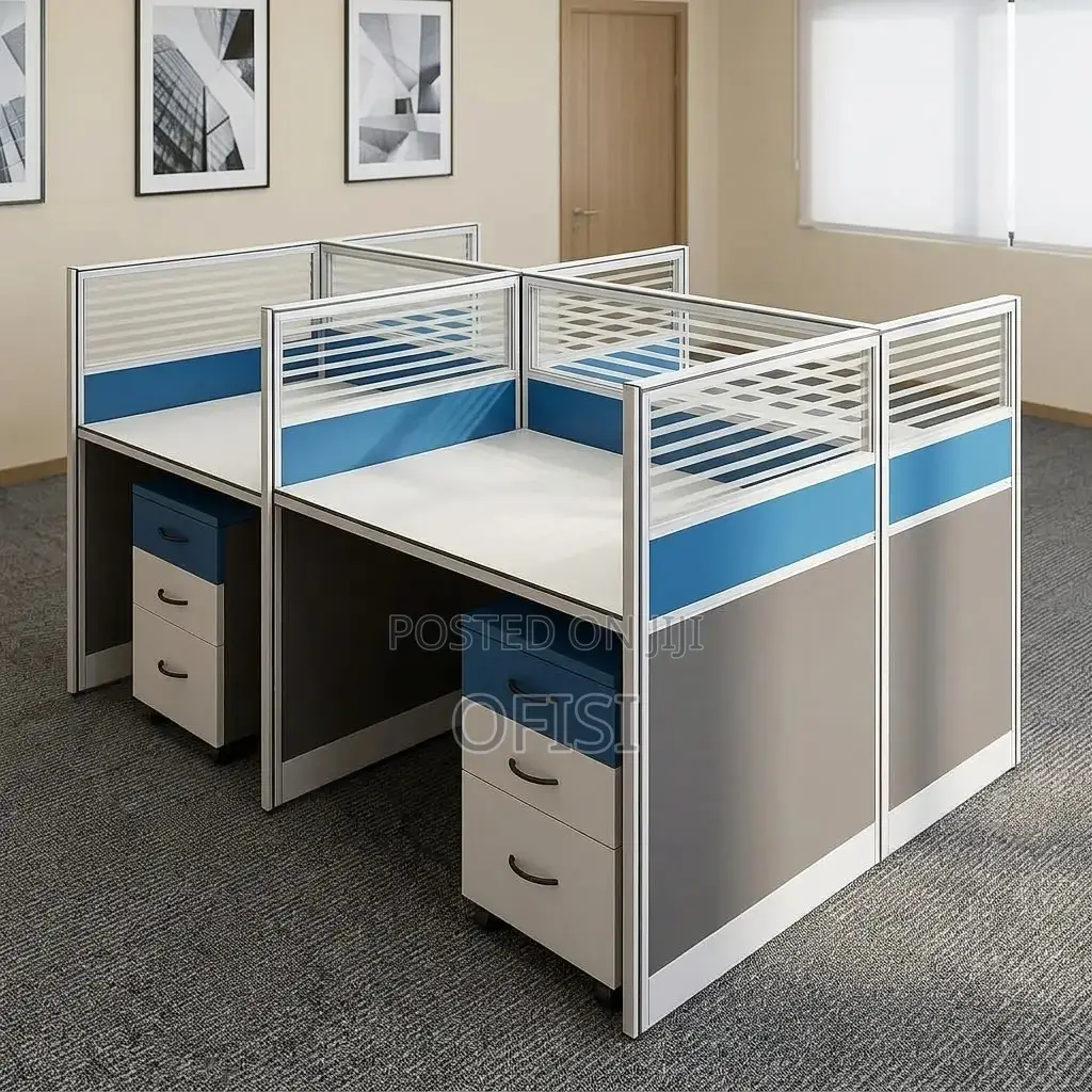 Office Workstation; Four-Person Workstation