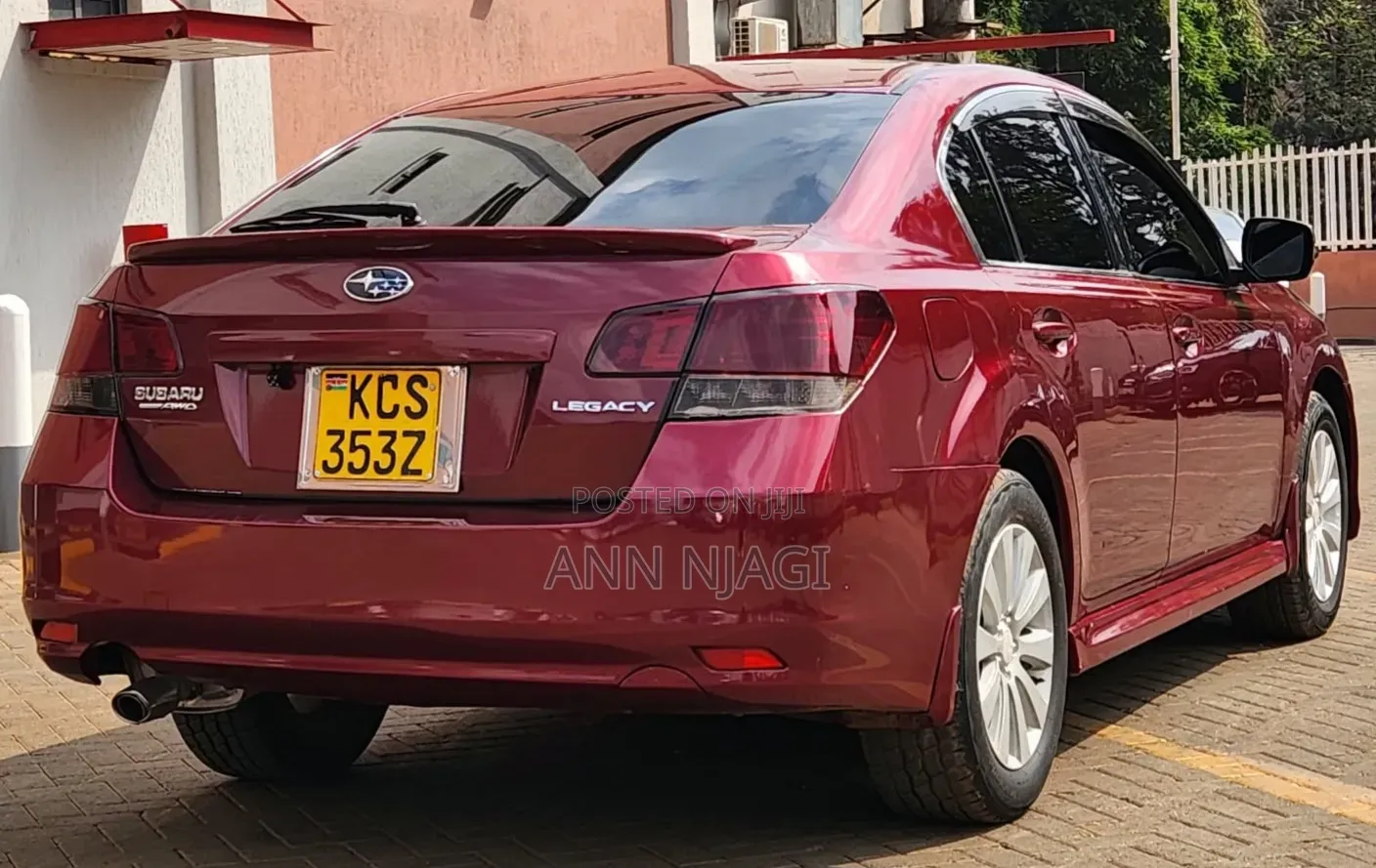 Subaru Legacy 2011 Maroon