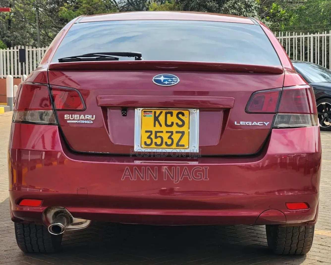 Subaru Legacy 2011 Maroon