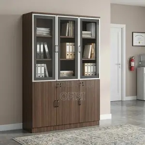 Office Cabinet; Three-Door Office Storage Cabinet