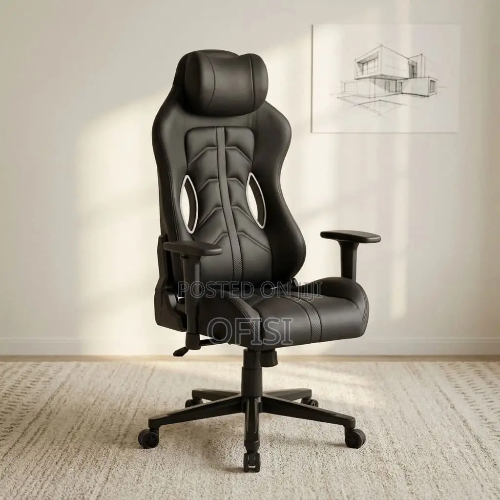 Gaming Chair; Ergonomic Leather Gaming Chair