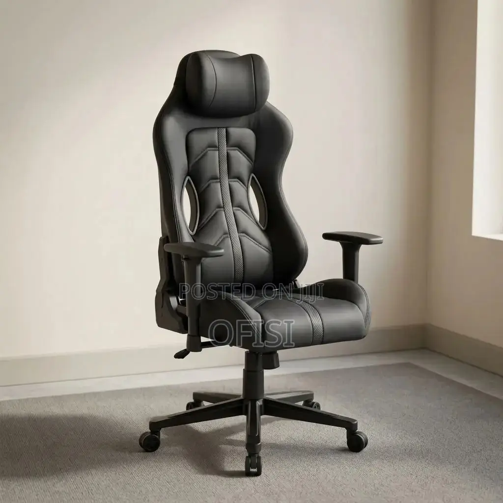 Gaming Chair; Ergonomic Leather Gaming Chair