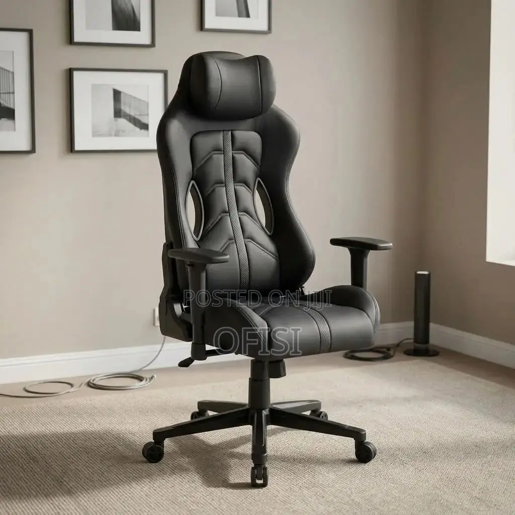 Gaming Chair; Ergonomic Leather Gaming Chair