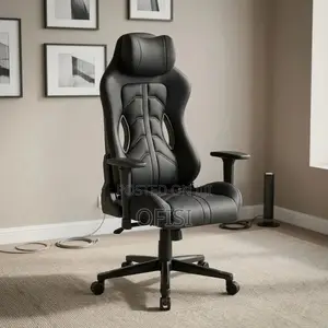 Gaming Chair; Ergonomic Leather Gaming Chair