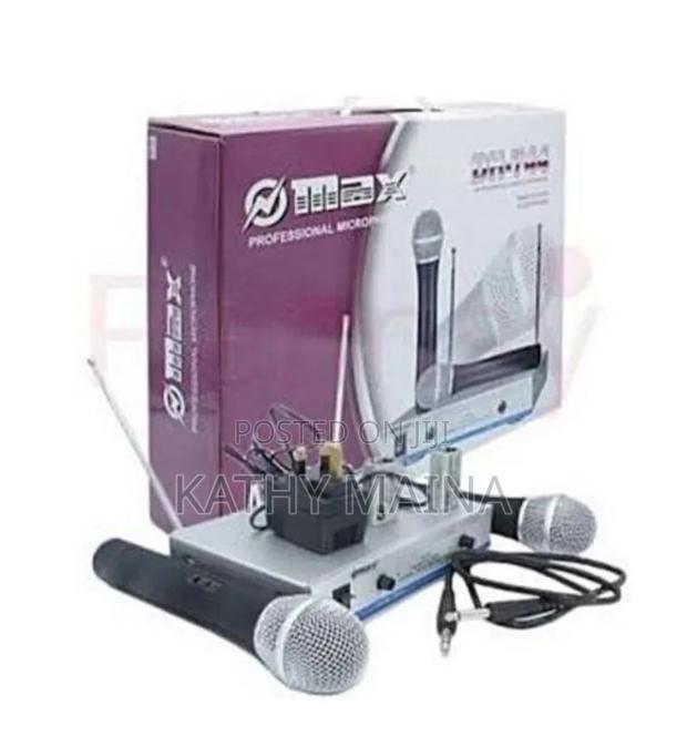 Max Dual Channel UHF Wireless Microphone System-Dh-744 - main view