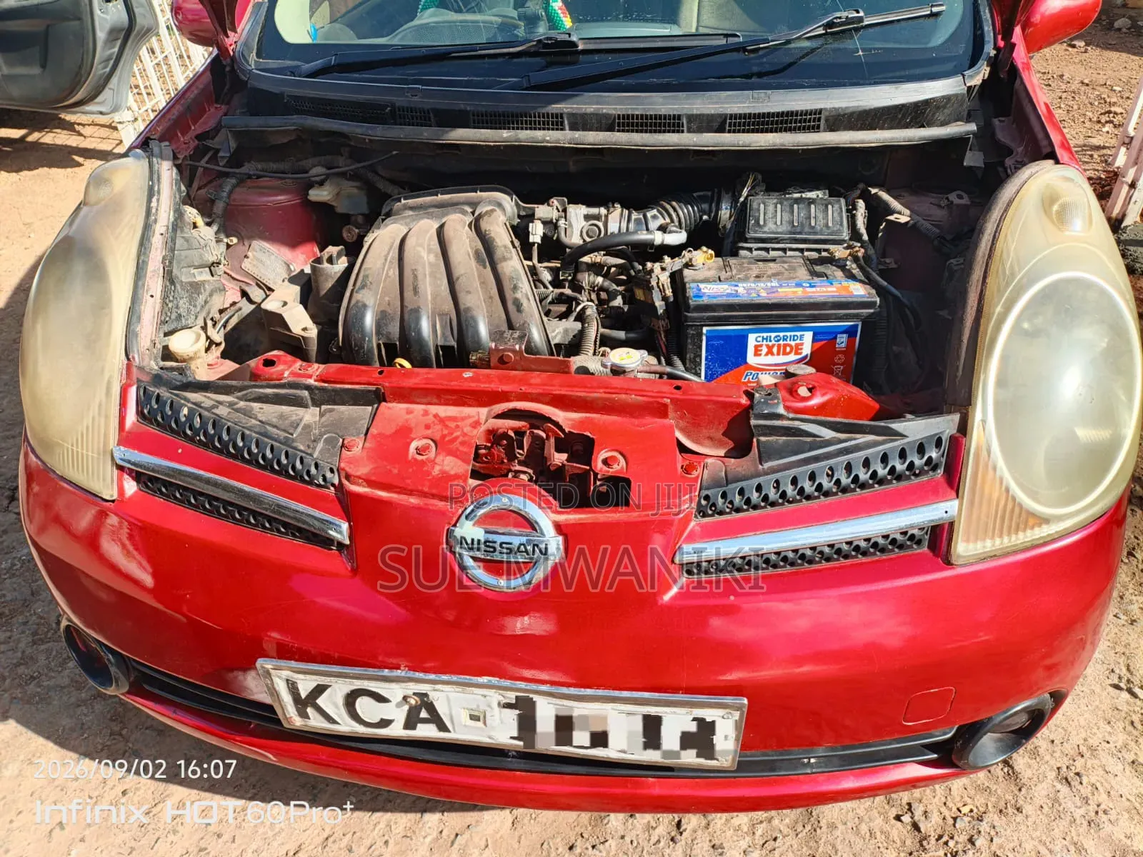 Nissan Note 2012 Red