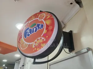 Fanta 3D Printed Lightbox, Logo Led Light Box,lightbox