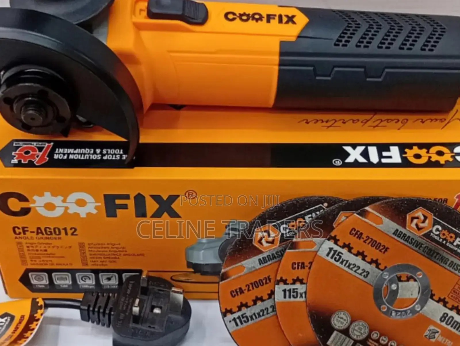 COOFIX 4.5-Inch Angle Grinder – 750W Heavy Duty