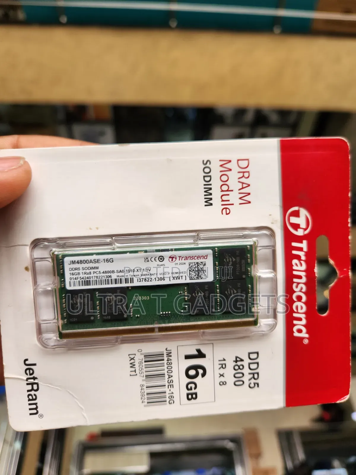 🔥 Transcend 16GB DDR5 4800MHz RAM – Brand New