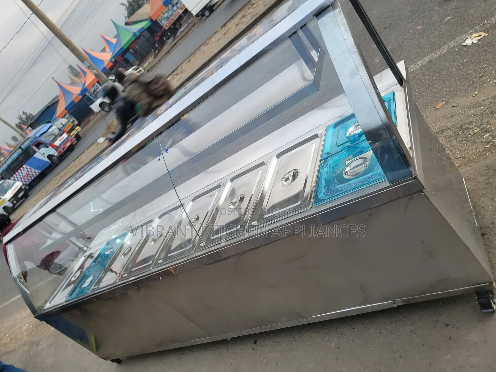 Commercial 8-Pan Electric Food Warmer